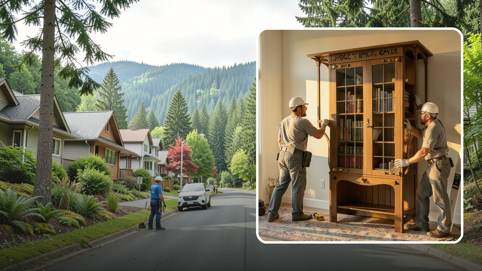 Built-In Bookcase Construction in Darrington, Snohomish County, WA - Custom built-in bookcases crafted to fit your space and display books, decor, and memories beautifully.