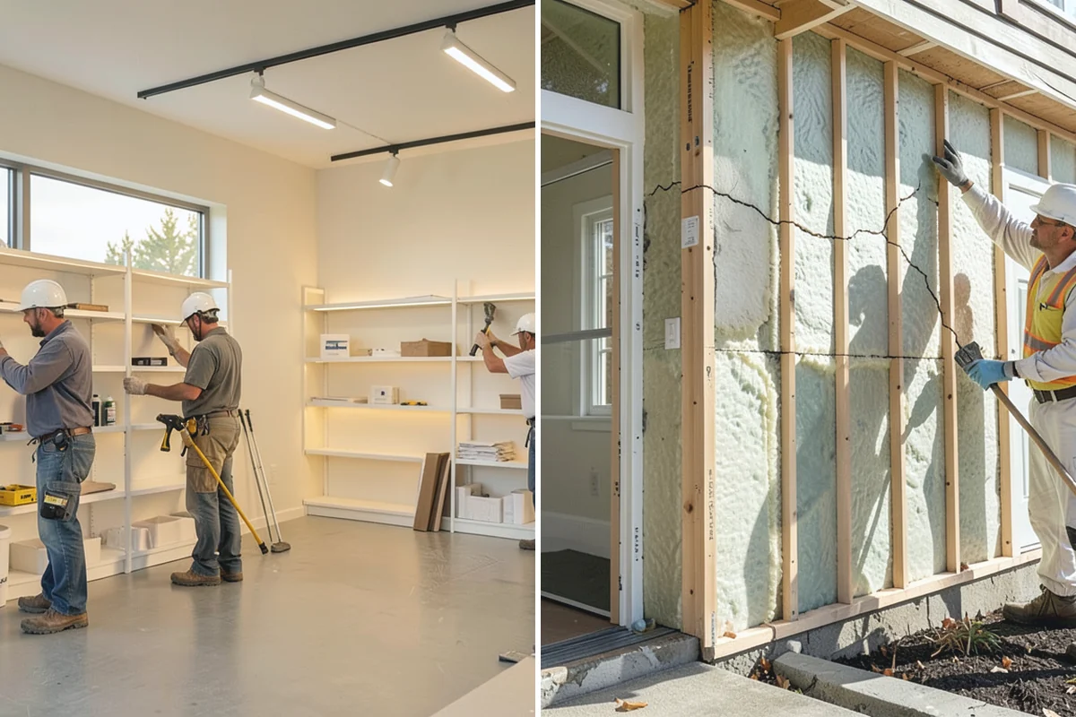 Built-In Bookcase Construction in Darrington, Snohomish County, WA - Measure the space and design the bookcase to your needs and style