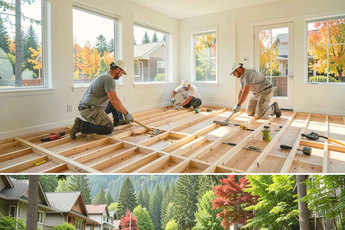 Built-In Bookcase Construction in Darrington, Snohomish County, WA - Built-ins are interior craftsmanship that can be scheduled comfortably in any season.