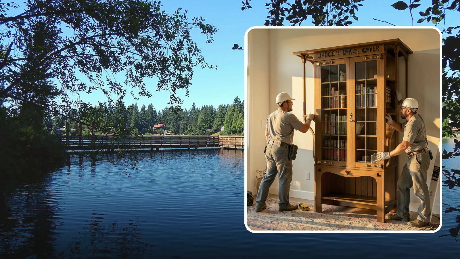 Built-In Bookcase Construction in Federal Way, King County, WA - Custom built-in bookcases crafted to fit your space and display books, decor, and memories beautifully.