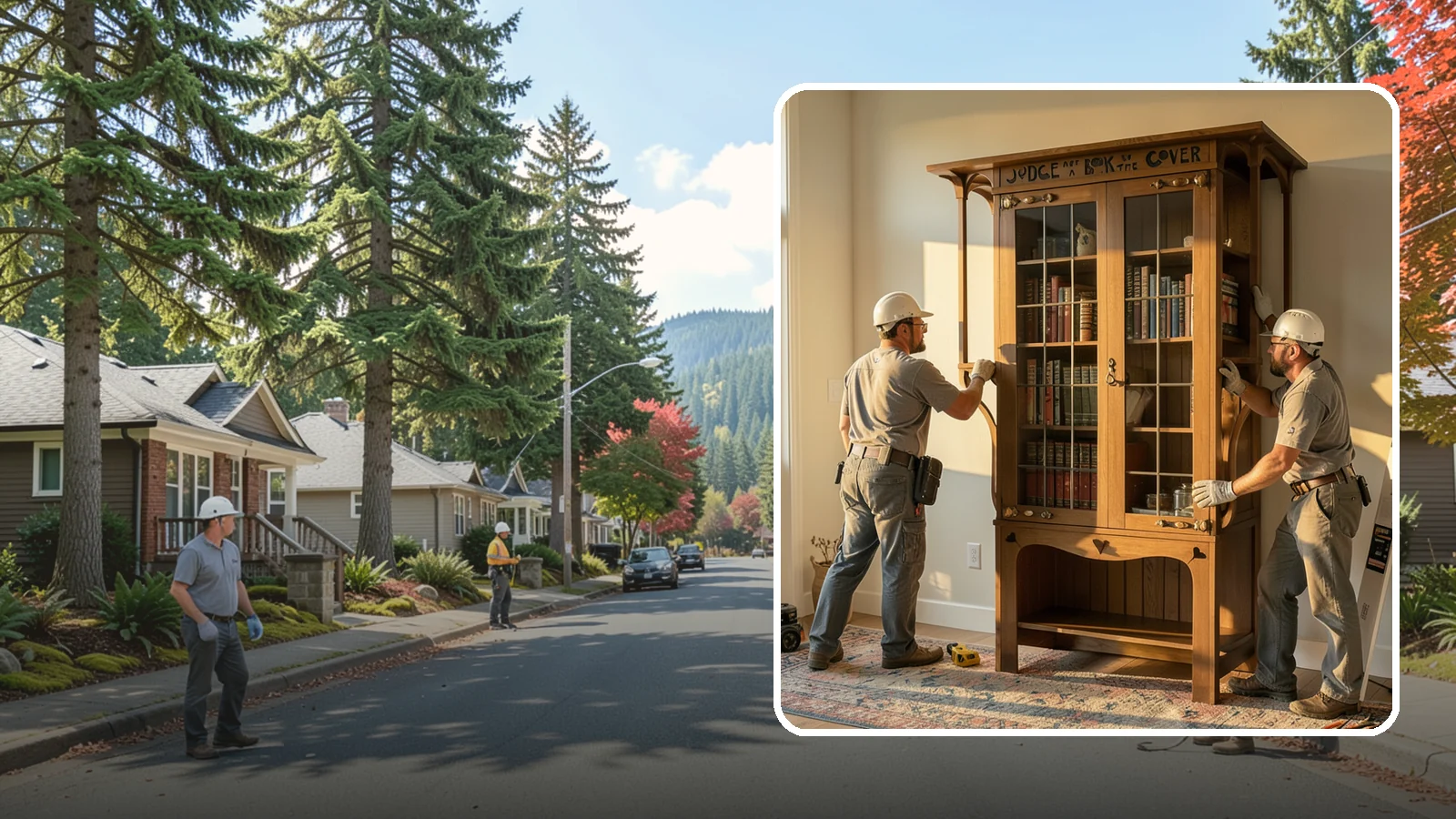 Built-In Bookcase Construction in Hunts Point, King County, WA - Custom built-in bookcases crafted to fit your space and display books, decor, and memories beautifully.