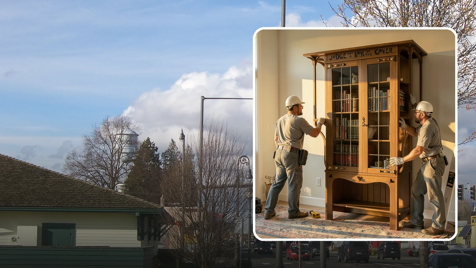 Built-In Bookcase Construction in Marysville, Snohomish County, WA - Custom built-in bookcases crafted to fit your space and display books, decor, and memories beautifully.