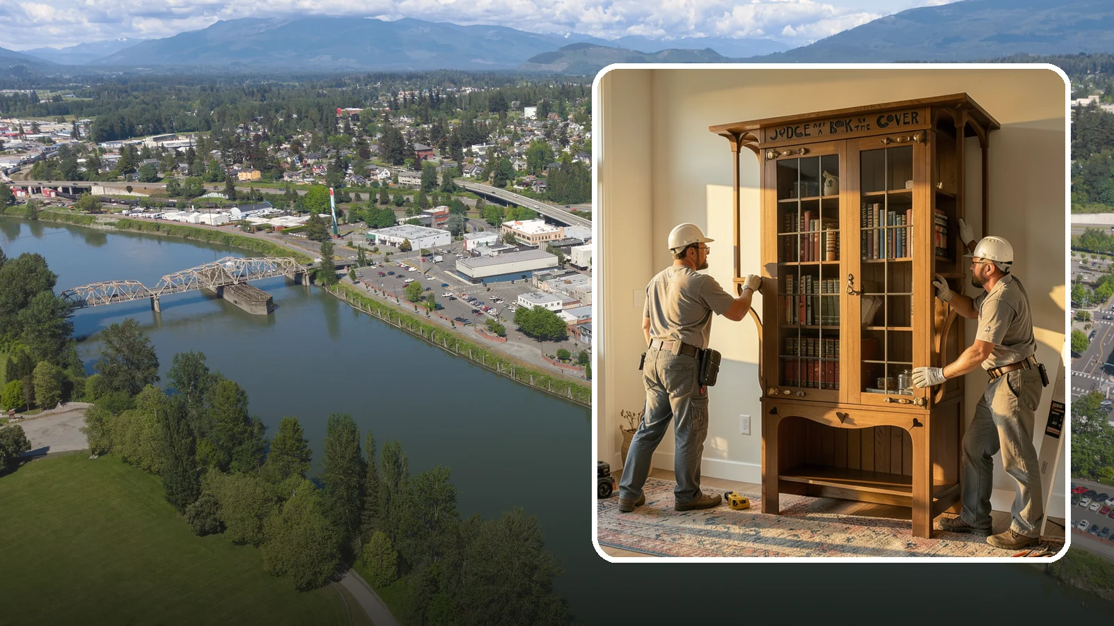 Built-In Bookcase Construction in Mount Vernon, Skagit County, WA - Custom built-in bookcases crafted to fit your space and display books, decor, and memories beautifully.