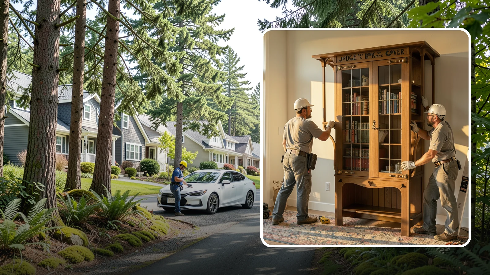 Built-In Bookcase Construction in Normandy Park, King County, WA - Custom built-in bookcases crafted to fit your space and display books, decor, and memories beautifully.