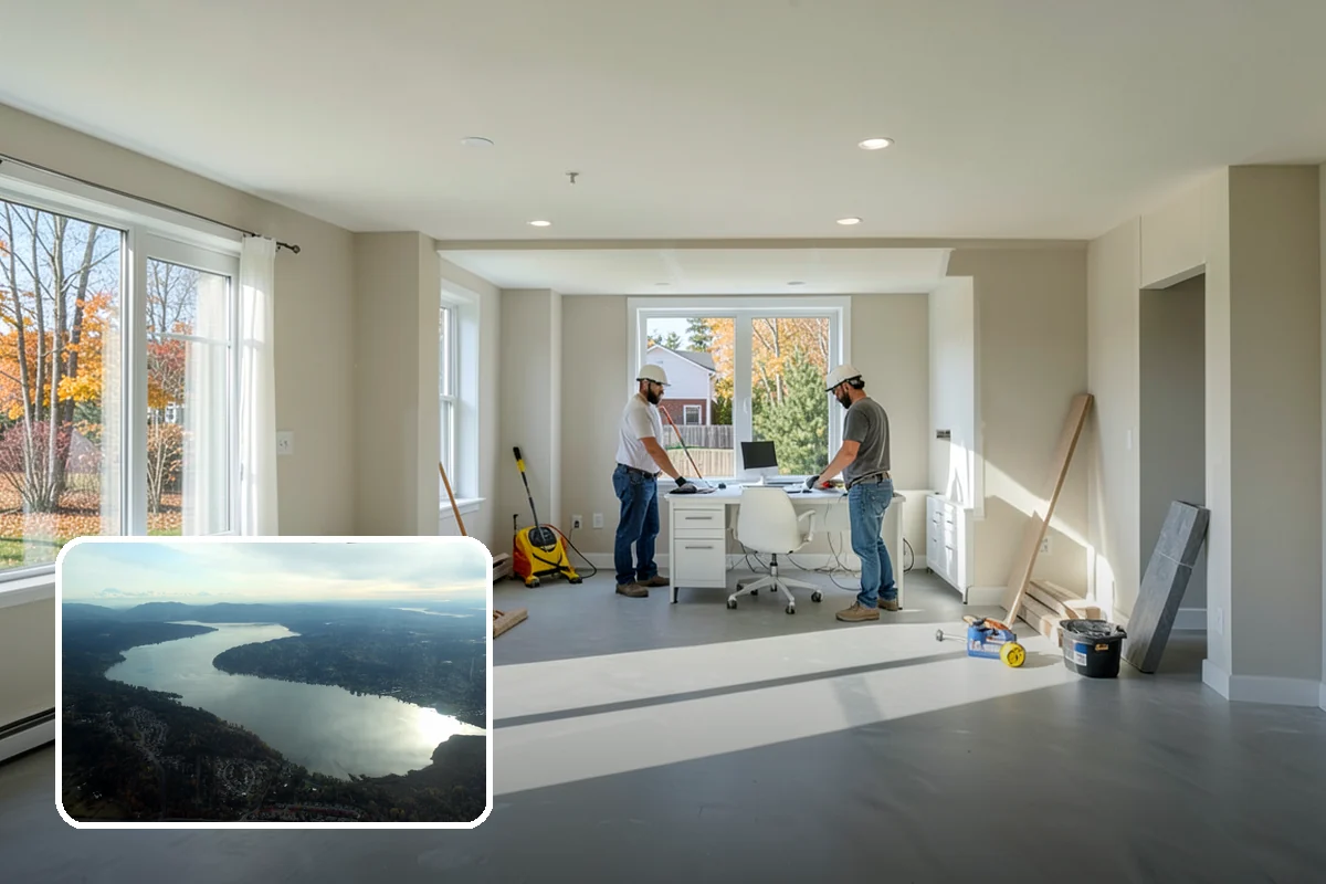 Built-In Bookcase Construction in Sammamish, King County, WA - Maximized storage and display in your exact space