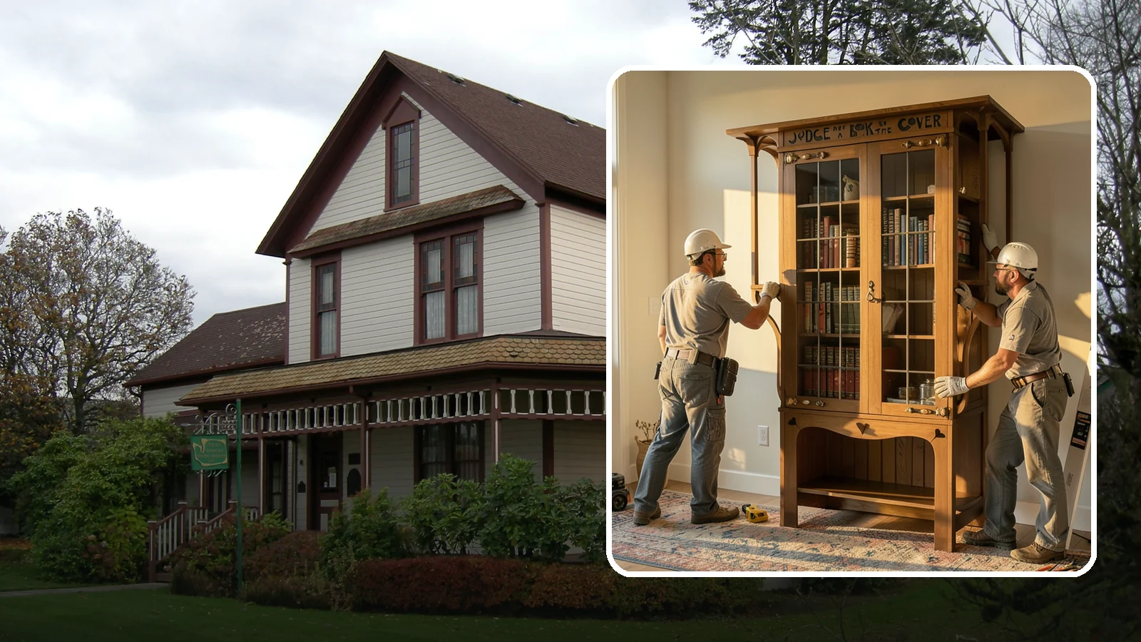 Built-In Bookcase Construction in Sumner, Pierce County, WA - Custom built-in bookcases crafted to fit your space and display books, decor, and memories beautifully.