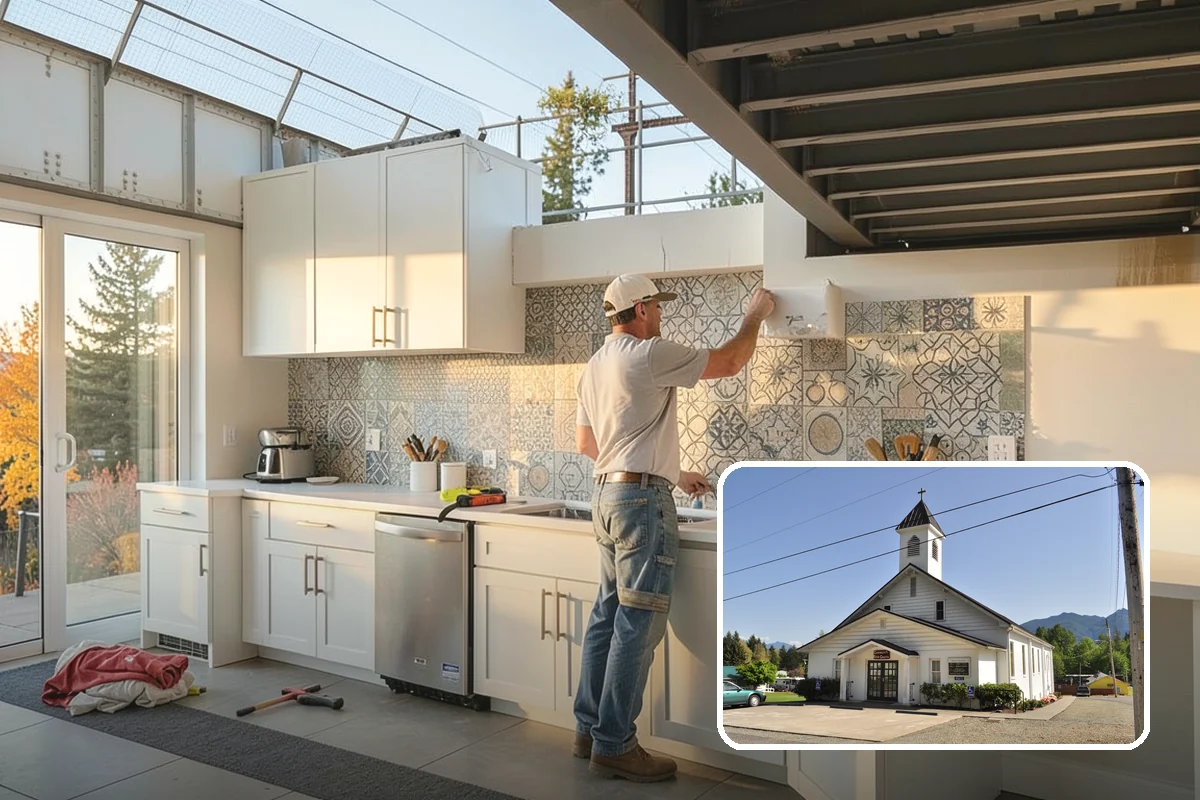 Built-In Shelving in Concrete, Skagit County, WA - Adds tailored, integrated storage