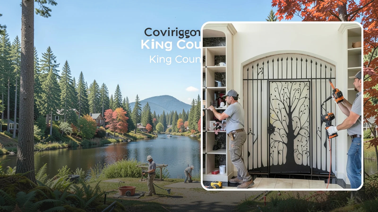 Built-In Shelving in Covington, King County, WA - Crafting custom built-in shelving that adds storage and character to any room.