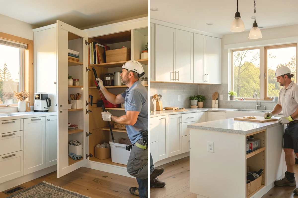 Built-In Shelving in Issaquah, King County, WA - Measure the space and design the units