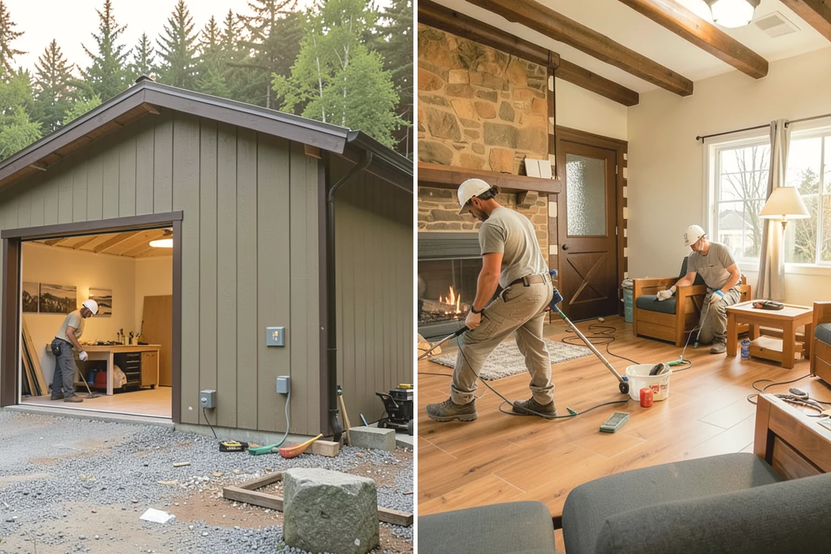 Built-In Shelving in La Conner, Skagit County, WA - Measure the space and design the units