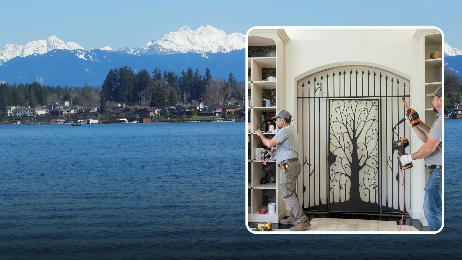 Built-In Shelving in Lake Stevens, Snohomish County, WA - Crafting custom built-in shelving that adds storage and character to any room.