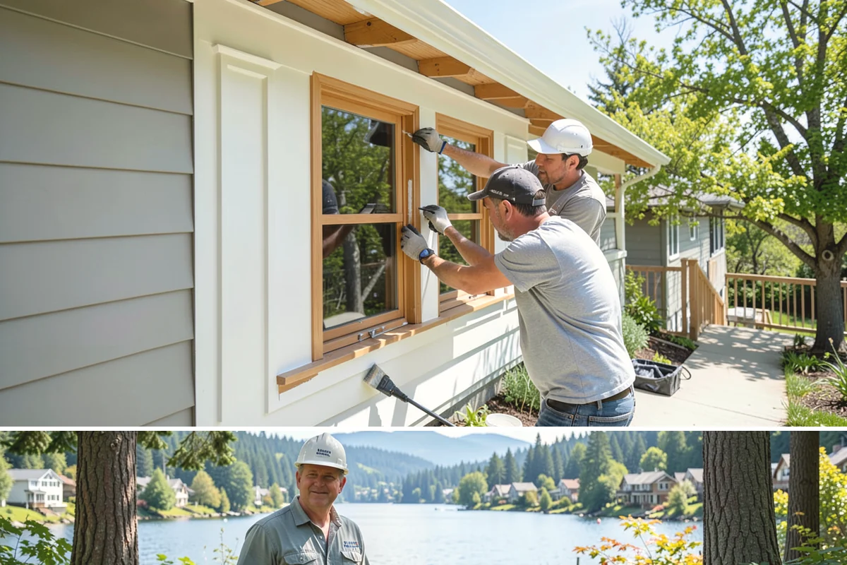 Built-In Shelving in Milton, King County, WA - Built-in shelving is indoor carpentry that can be built any time of year.