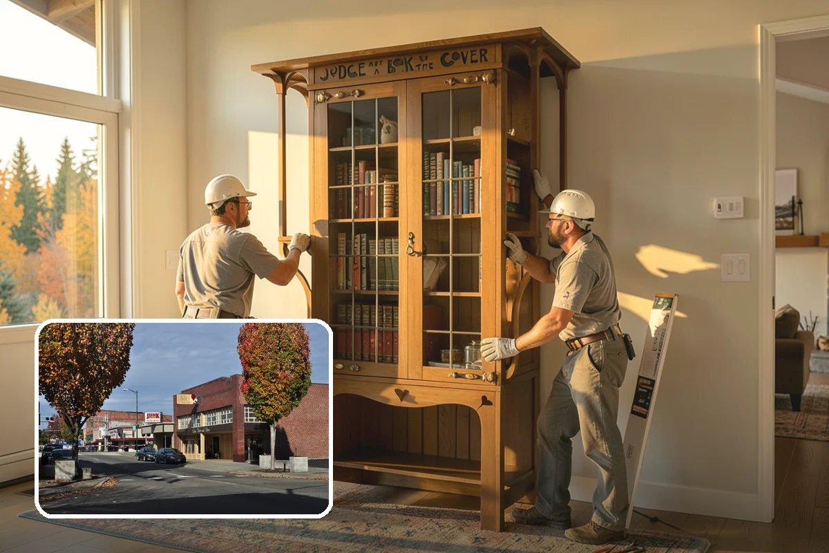 Built-In Shelving in Puyallup, Pierce County, WA - Adds tailored, integrated storage