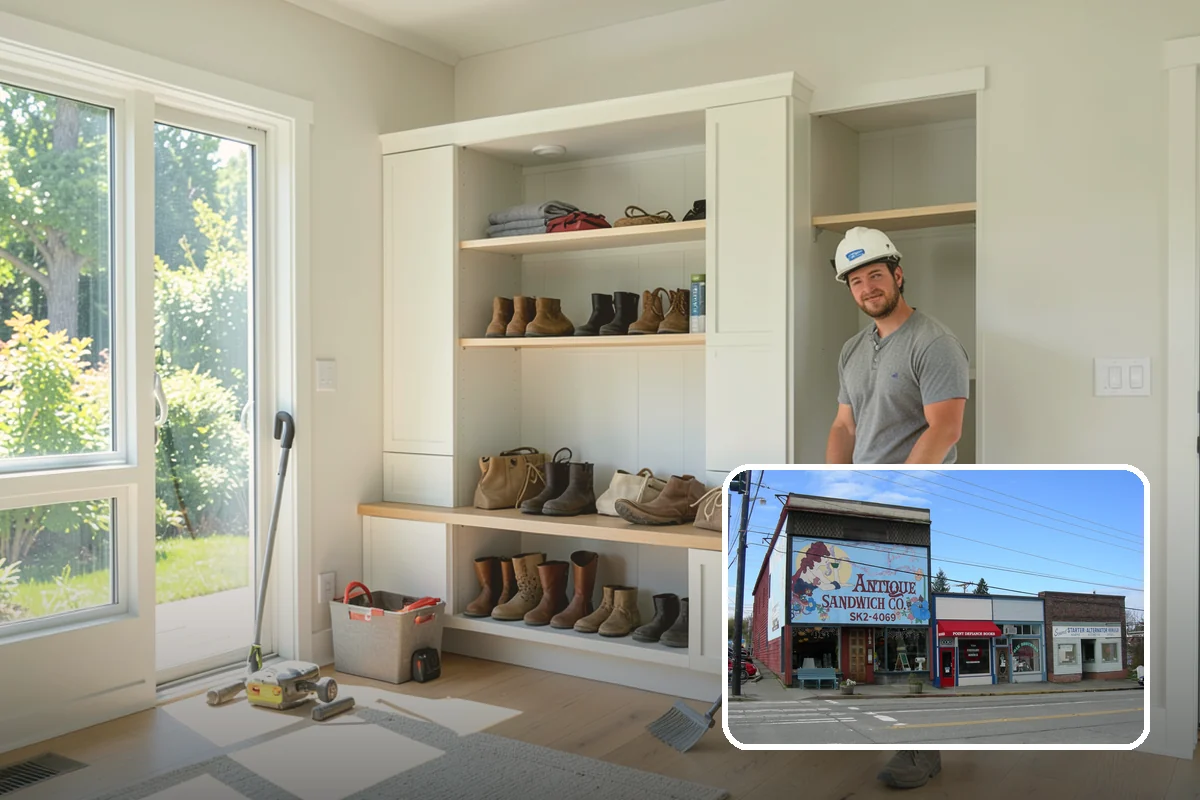 Built-In Shelving in Ruston, Pierce County, WA - Adds tailored, integrated storage