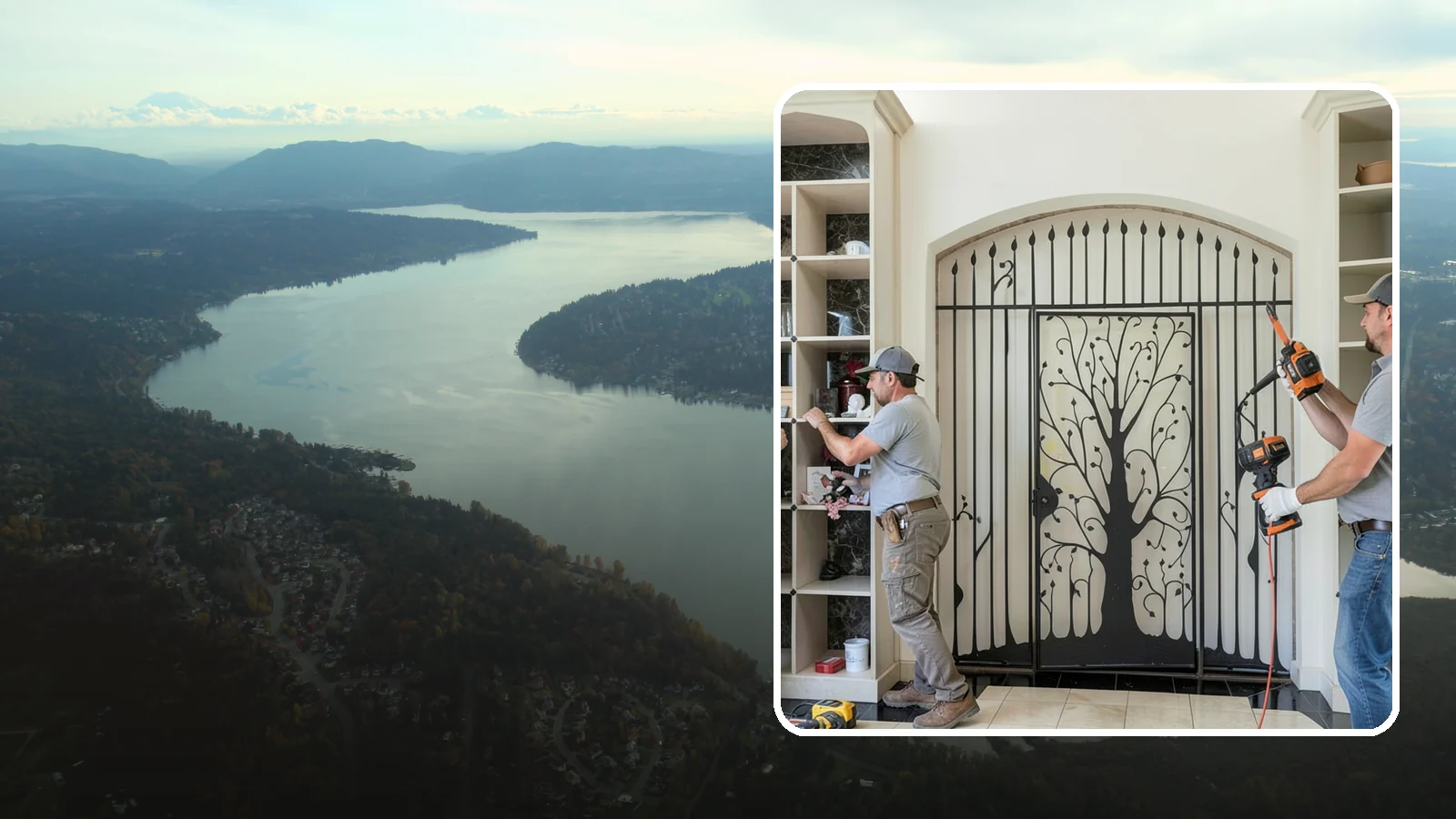 Built-In Shelving in Sammamish, King County, WA - Crafting custom built-in shelving that adds storage and character to any room.