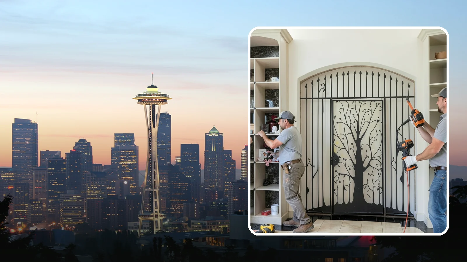 Built-In Shelving in Seattle, King County, WA - Crafting custom built-in shelving that adds storage and character to any room.
