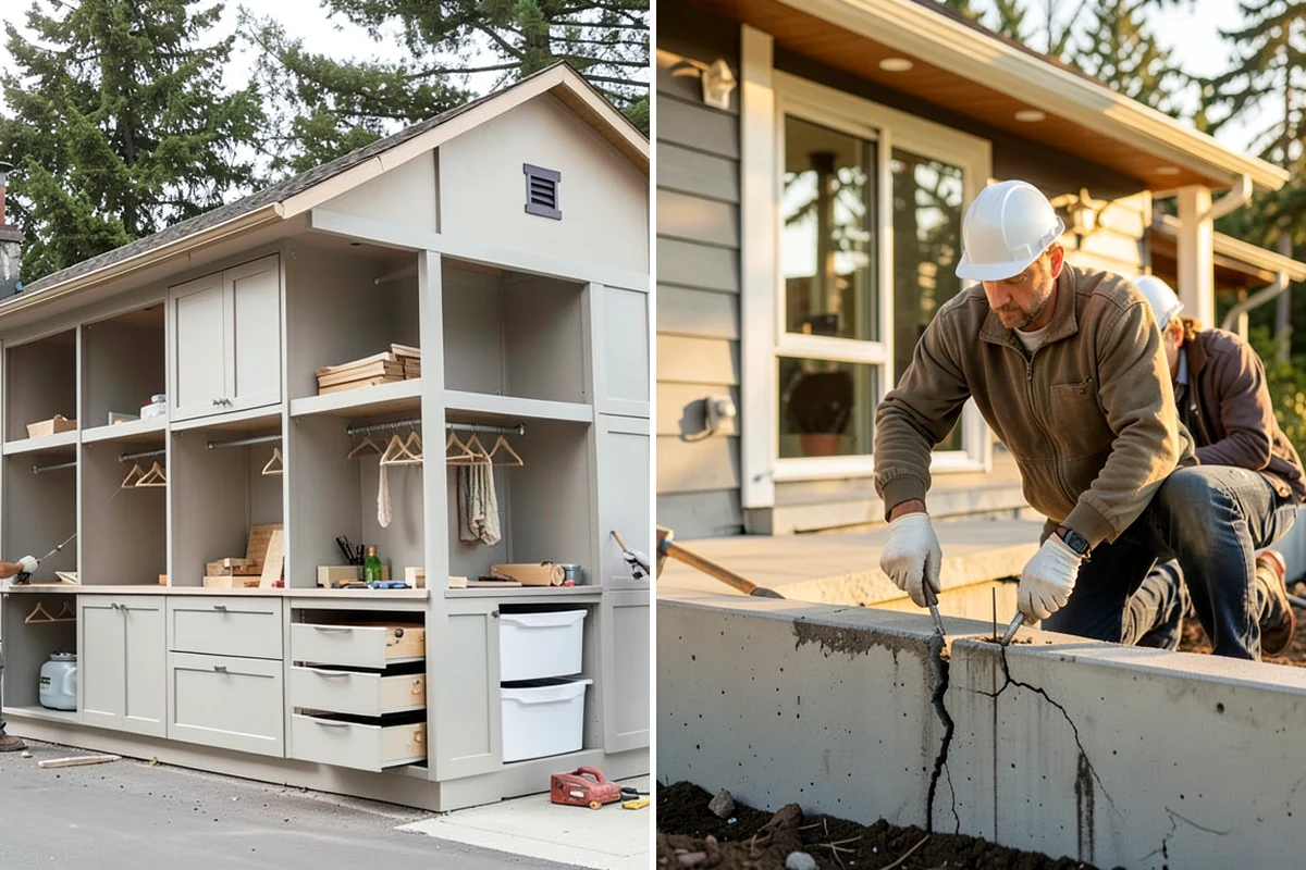 Built-In Shelving in Shoreline, King County, WA - Measure the space and design the units