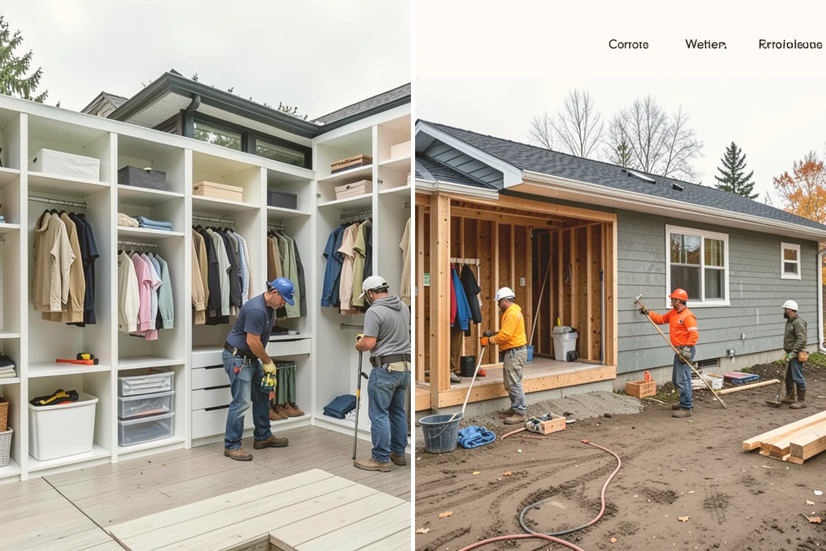 Built-In Shelving in Snohomish, Snohomish County, WA - Measure the space and design the units