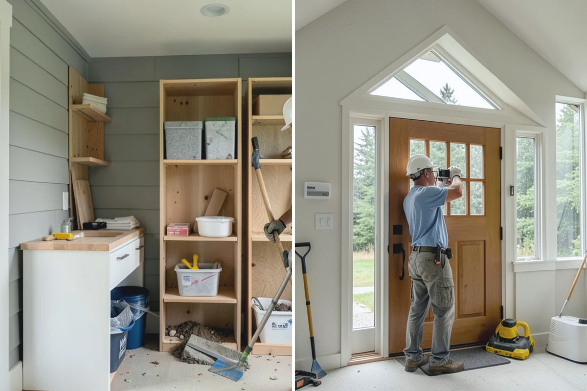 Built-In Shelving in Sumner, Pierce County, WA - Measure the space and design the units