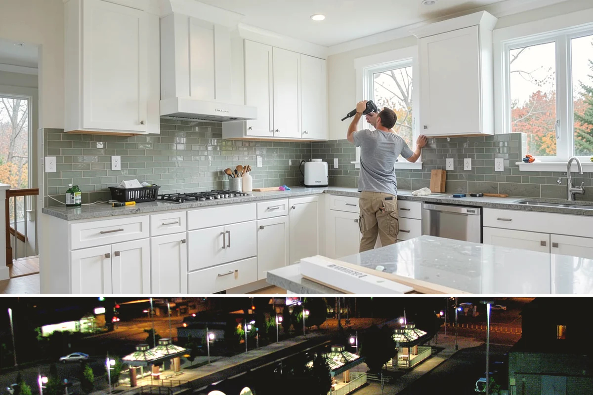 Built-In Storage Construction in Auburn, King County, WA - Interior built-in work is ideal during the wet PNW season when the crew can focus indoors uninterrupted by weather.
