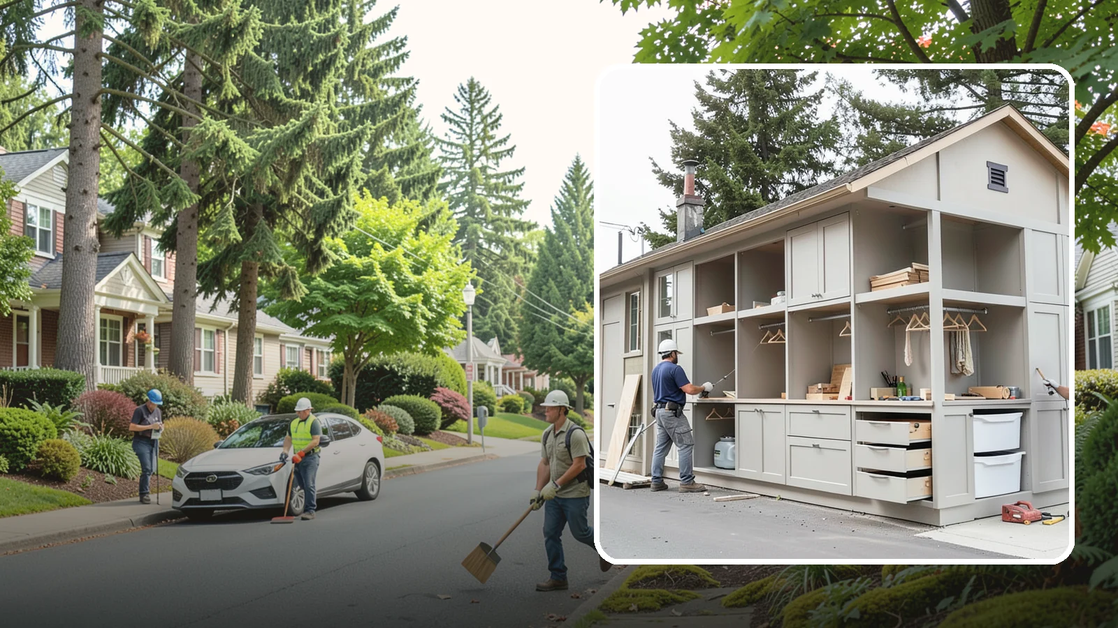 Built-In Storage Construction in Beaux Arts Village, King County, WA - We build custom built-in storage that turns awkward nooks and blank walls into functional, handsome features.