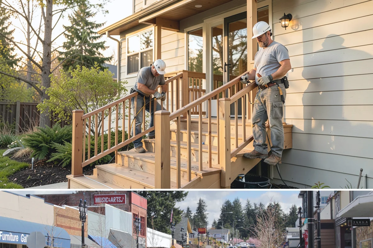 Built-In Storage Construction in Bothell, King County, WA - Interior built-in work is ideal during the wet PNW season when the crew can focus indoors uninterrupted by weather.