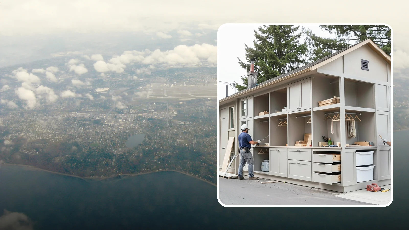 Built-In Storage Construction in Burien, King County, WA - We build custom built-in storage that turns awkward nooks and blank walls into functional, handsome features.