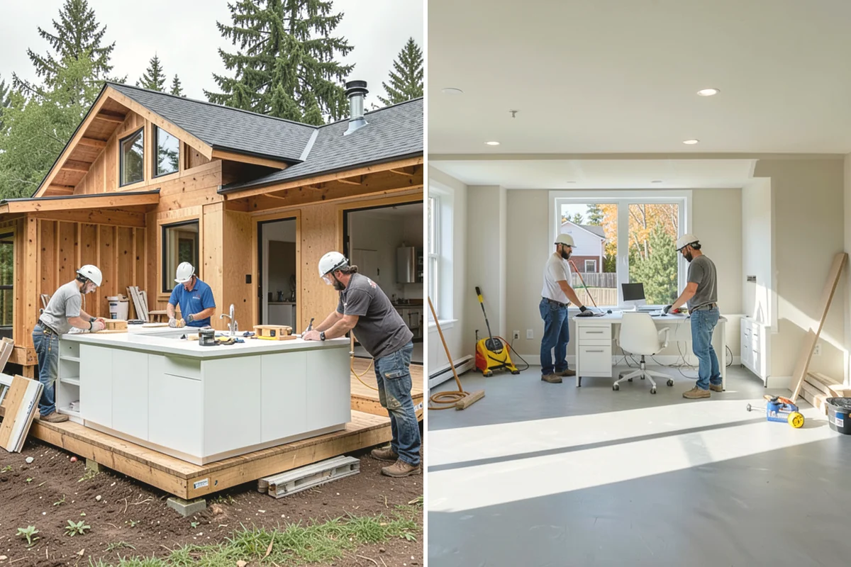 Built-In Storage Construction in Carnation, King County, WA - Identify the location and define the storage function and style