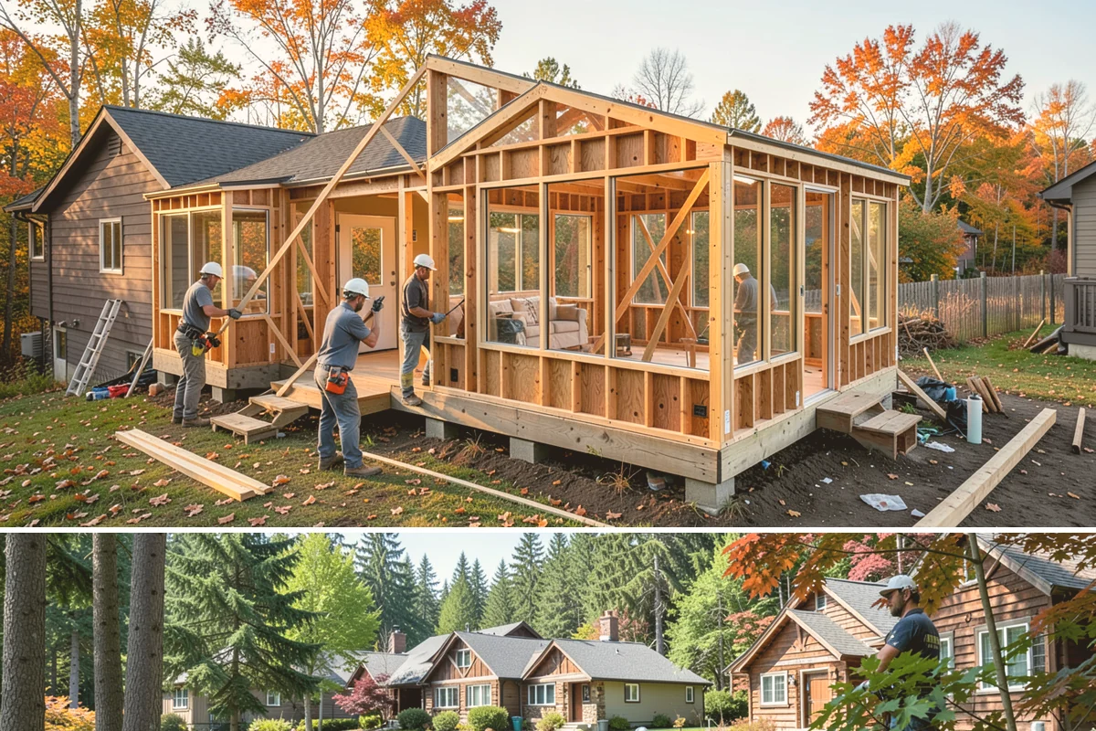 Built-In Storage Construction in Edgewood, Pierce County, WA - Interior built-in work is ideal during the wet PNW season when the crew can focus indoors uninterrupted by weather.