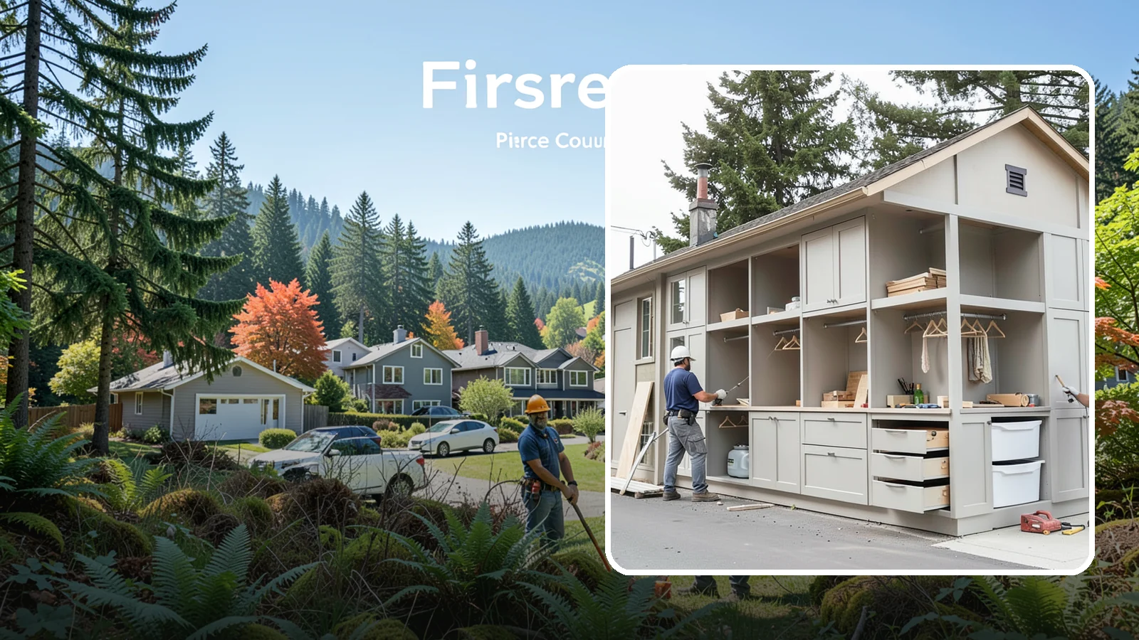 Built-In Storage Construction in Fircrest, Pierce County, WA - We build custom built-in storage that turns awkward nooks and blank walls into functional, handsome features.