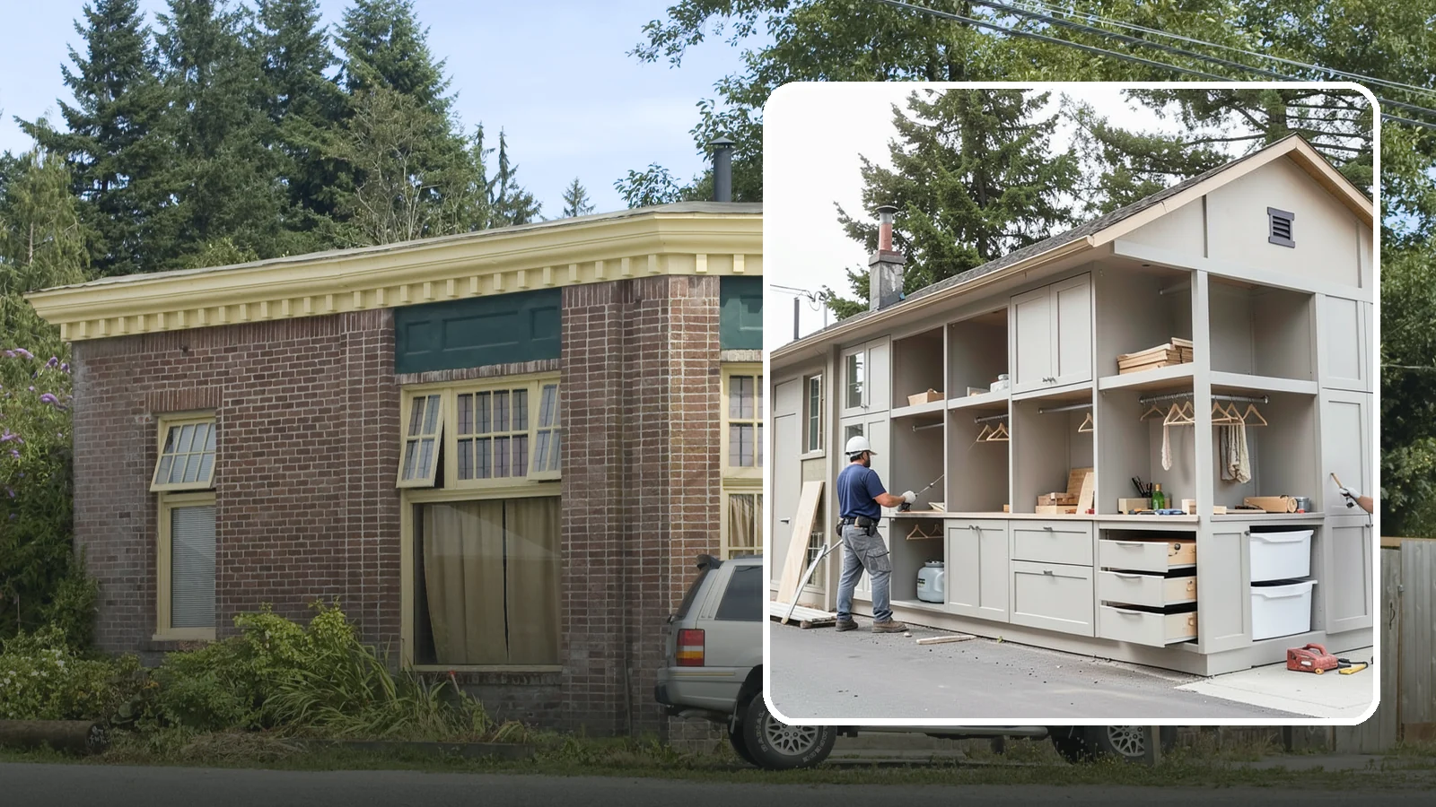 Built-In Storage Construction in Hamilton, Skagit County, WA - We build custom built-in storage that turns awkward nooks and blank walls into functional, handsome features.