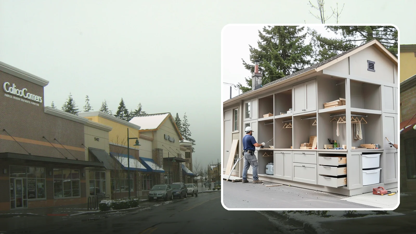 Built-In Storage Construction in Mill Creek, Snohomish County, WA - We build custom built-in storage that turns awkward nooks and blank walls into functional, handsome features.
