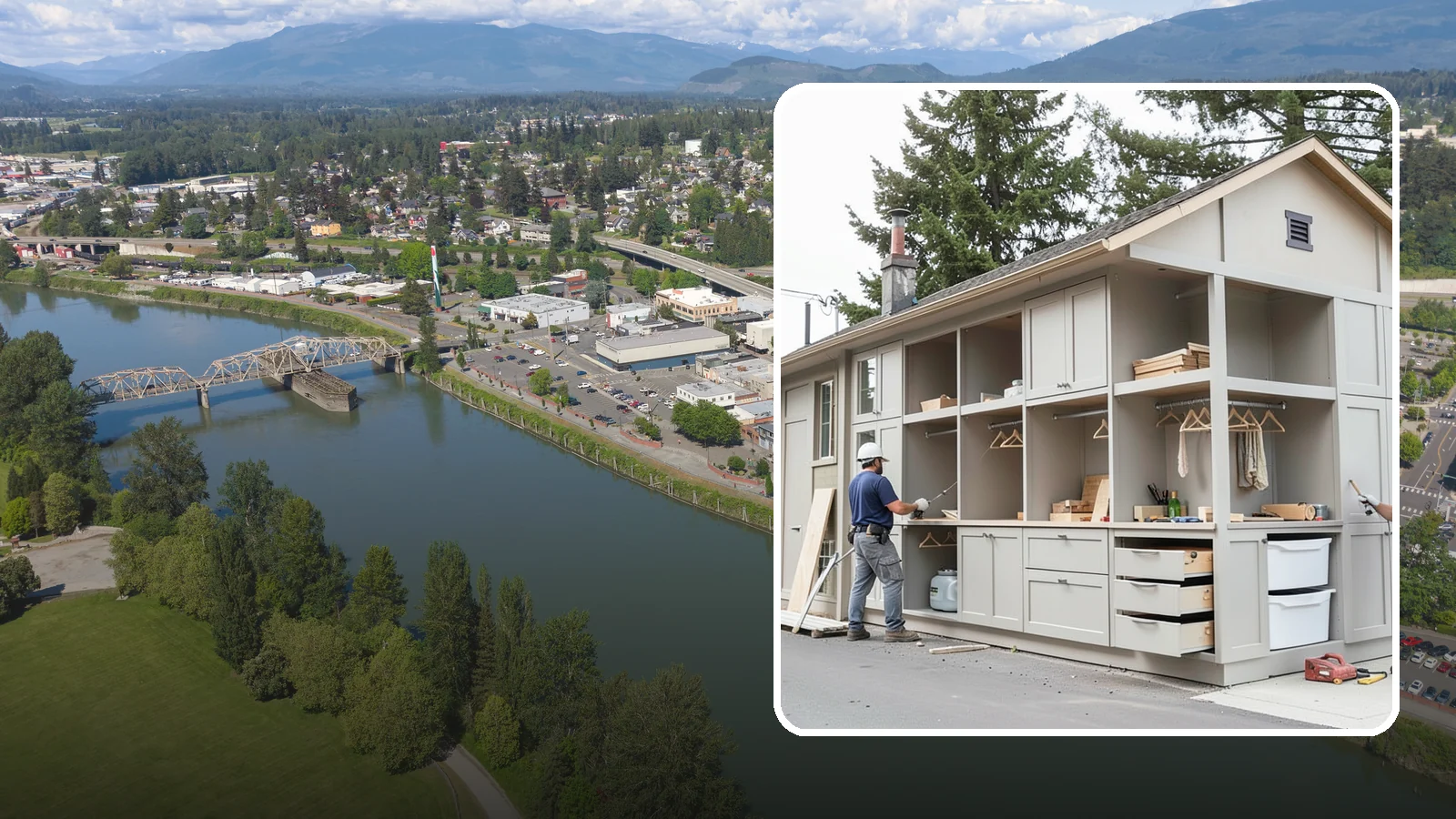 Built-In Storage Construction in Mount Vernon, Skagit County, WA - We build custom built-in storage that turns awkward nooks and blank walls into functional, handsome features.