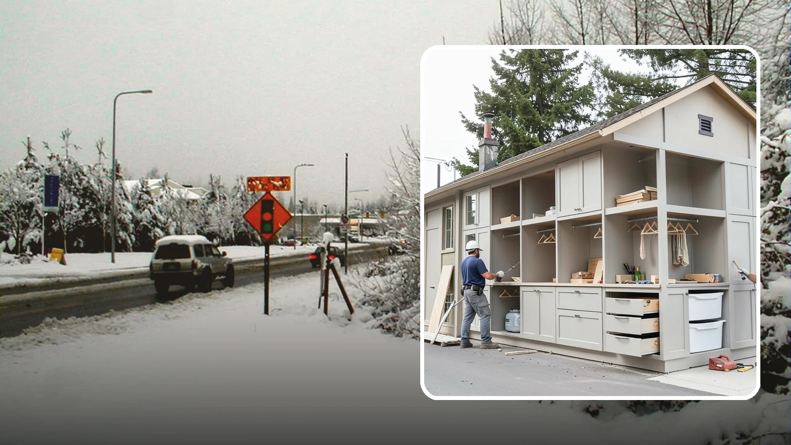 Built-In Storage Construction in Newcastle, King County, WA - We build custom built-in storage that turns awkward nooks and blank walls into functional, handsome features.