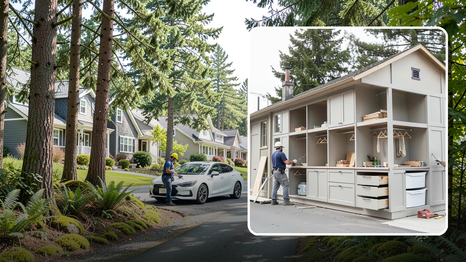 Built-In Storage Construction in Normandy Park, King County, WA - We build custom built-in storage that turns awkward nooks and blank walls into functional, handsome features.