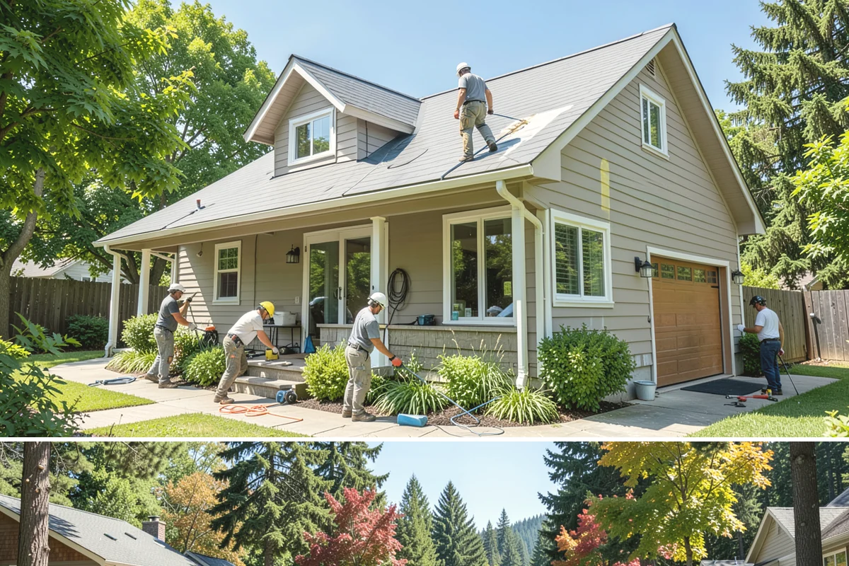 Built-In Storage Construction in Orting, Pierce County, WA - Interior built-in work is ideal during the wet PNW season when the crew can focus indoors uninterrupted by weather.
