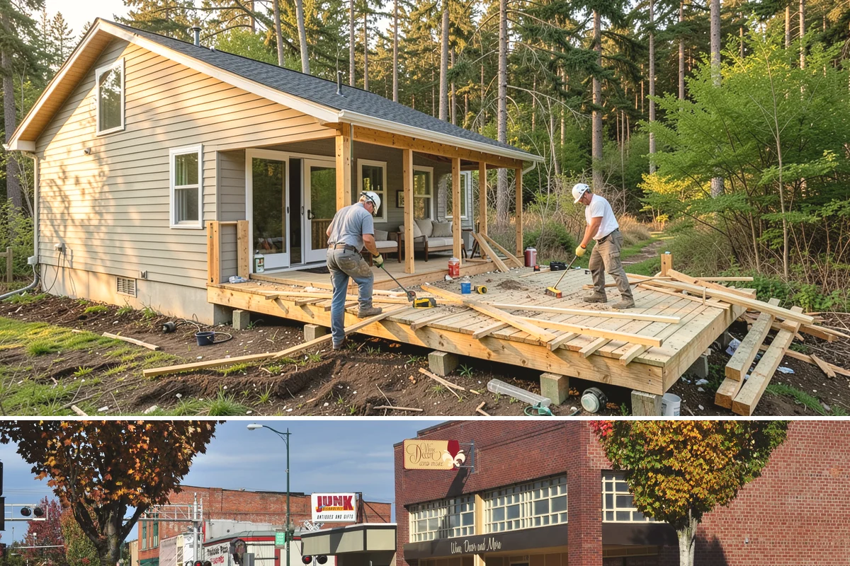 Built-In Storage Construction in Puyallup, Pierce County, WA - Interior built-in work is ideal during the wet PNW season when the crew can focus indoors uninterrupted by weather.