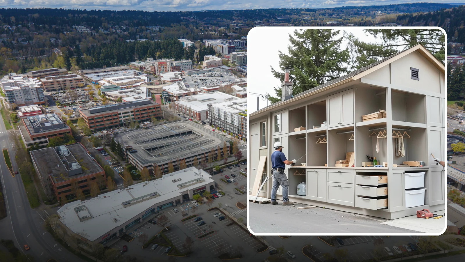 Built-In Storage Construction in Redmond, King County, WA - We build custom built-in storage that turns awkward nooks and blank walls into functional, handsome features.