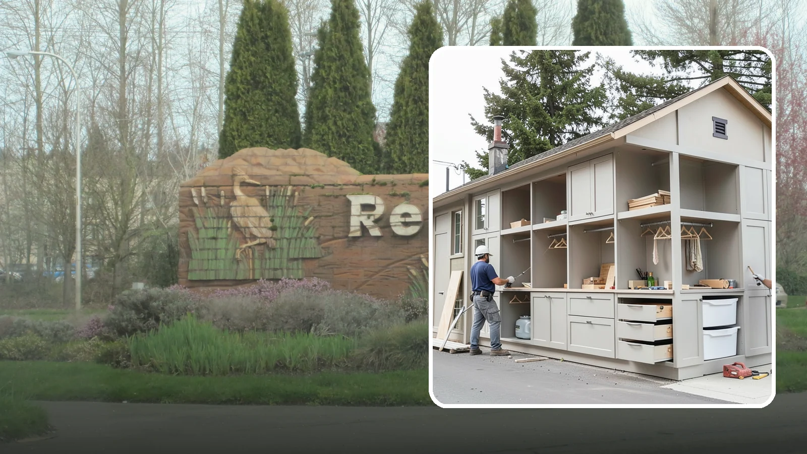 Built-In Storage Construction in Renton, King County, WA - We build custom built-in storage that turns awkward nooks and blank walls into functional, handsome features.