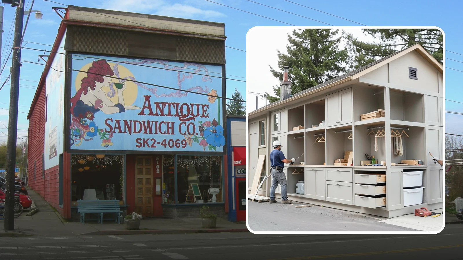 Built-In Storage Construction in Ruston, Pierce County, WA - We build custom built-in storage that turns awkward nooks and blank walls into functional, handsome features.