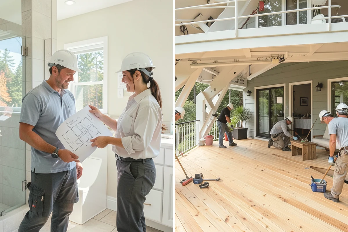 Built-In Storage Construction in Steilacoom, Pierce County, WA - Identify the location and define the storage function and style