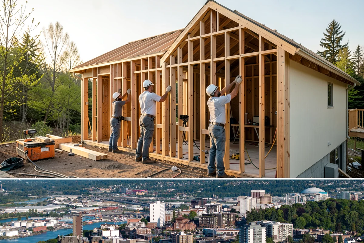 Built-In Storage Construction in Tacoma, Pierce County, WA - Interior built-in work is ideal during the wet PNW season when the crew can focus indoors uninterrupted by weather.