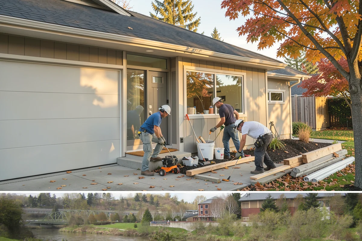 Built-In Storage Construction in Tukwila, King County, WA - Interior built-in work is ideal during the wet PNW season when the crew can focus indoors uninterrupted by weather.
