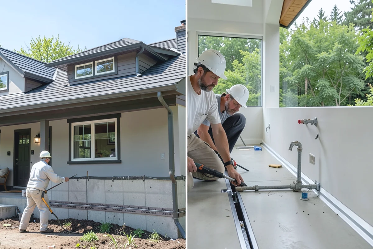 Bump-Out Addition in Auburn, King County, WA - Assess the wall and framing for cantilever potential