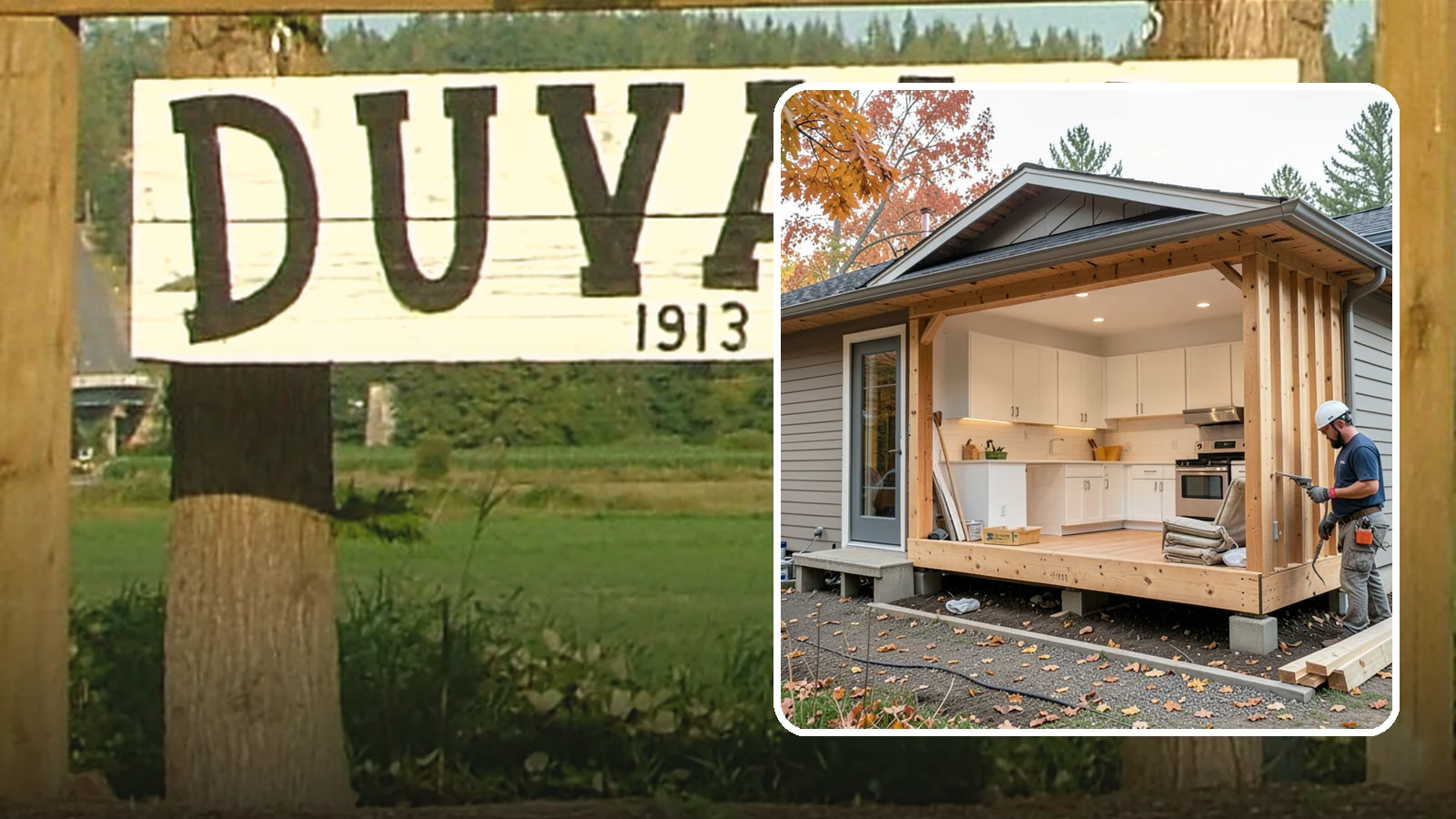 Bump-Out Addition in Duvall, King County, WA - A bump-out addition pushes a wall outward a few feet to enlarge a kitchen, bath, or living area.