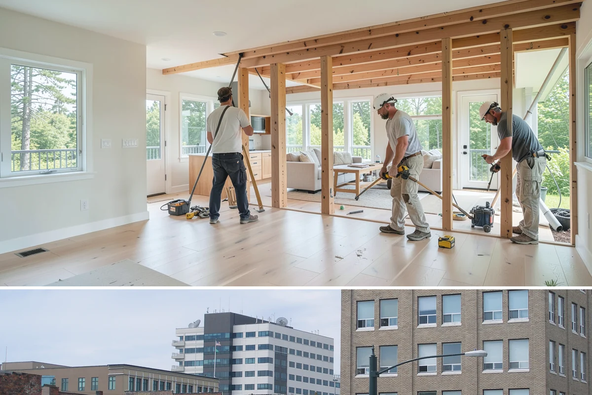 Bump-Out Addition in Everett, Snohomish County, WA - Because the wall is briefly open, we schedule bump-outs for dry weather windows to protect your interior.