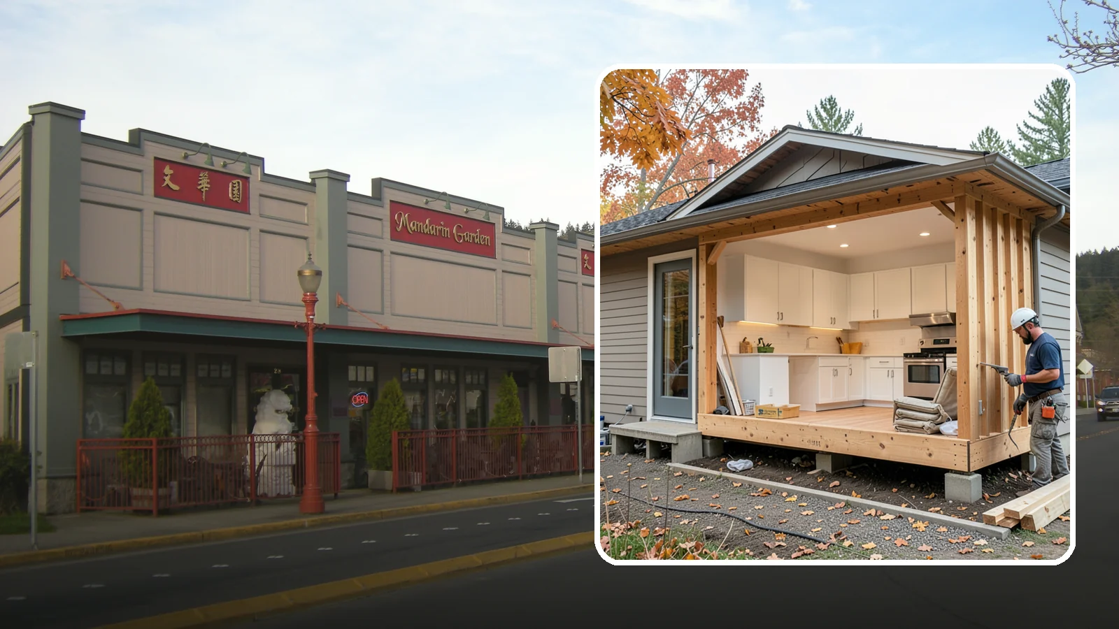 Bump-Out Addition in Issaquah, King County, WA - A bump-out addition pushes a wall outward a few feet to enlarge a kitchen, bath, or living area.
