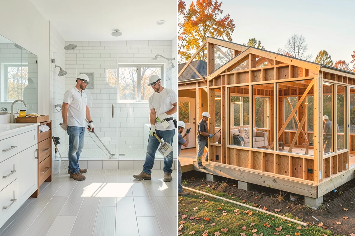 Bump-Out Addition in Langley, Island County, WA - Assess the wall and framing for cantilever potential