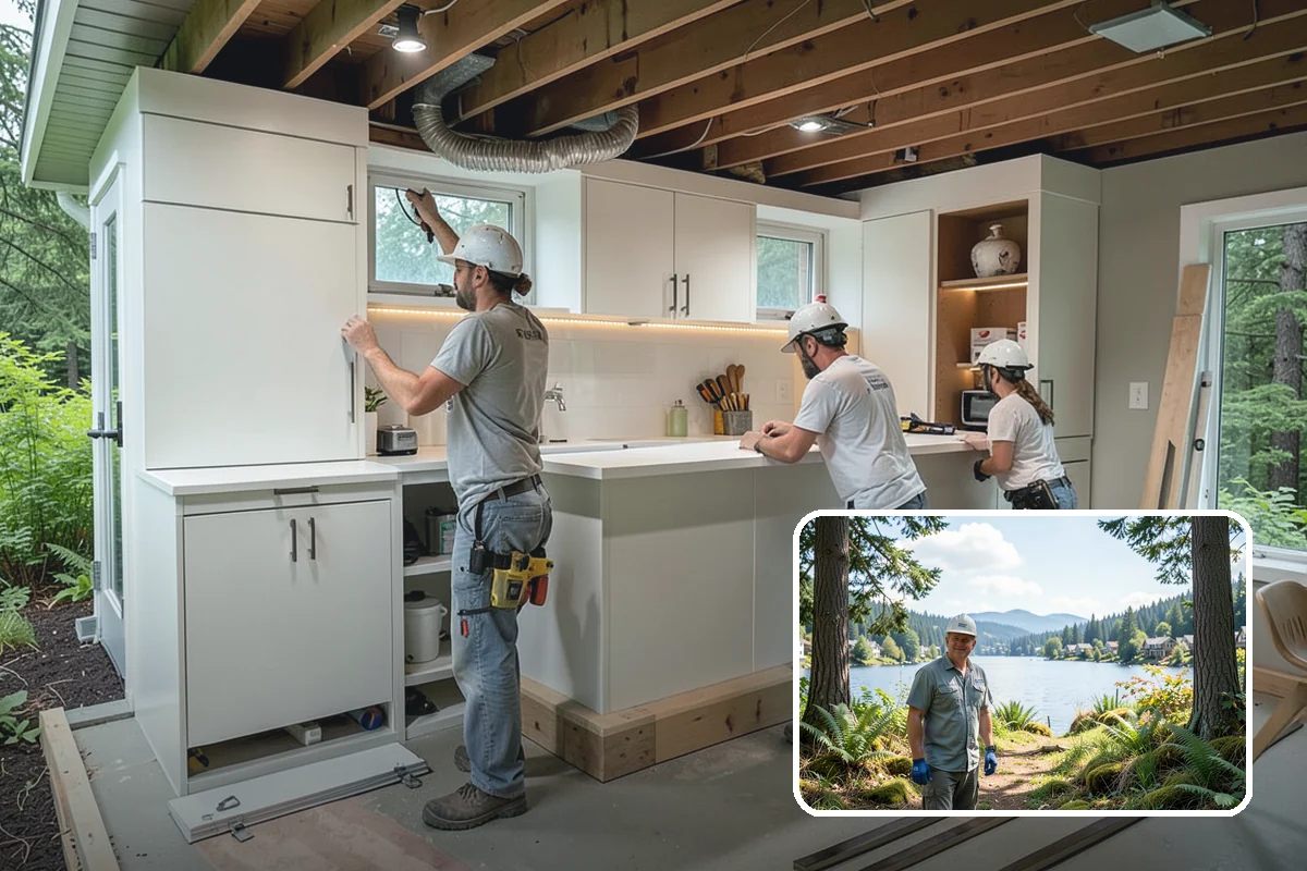 Bump-Out Addition in Milton, King County, WA - Adds space without a full foundation in many cases