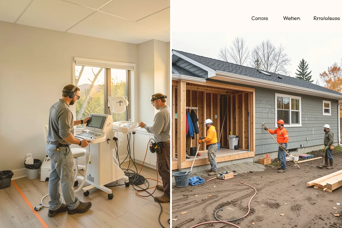 Bump-Out Addition in Milton, King County, WA - Assess the wall and framing for cantilever potential